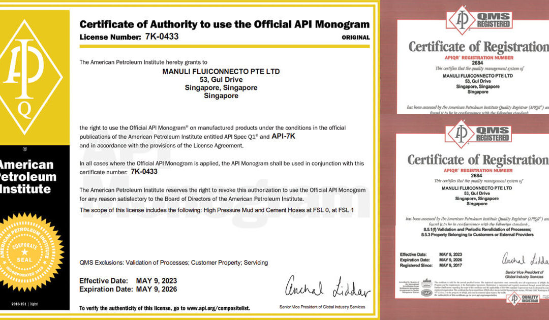 Fluiconnecto-Singapore-ISO-Certificates