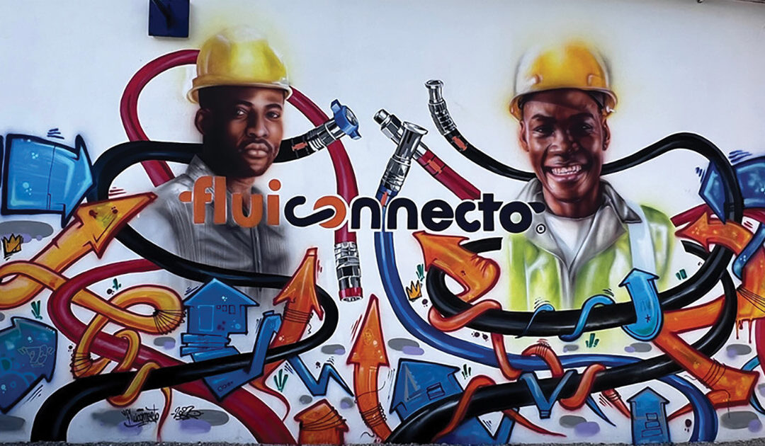 Mural Artwork at Our Abidjan Hydroshop