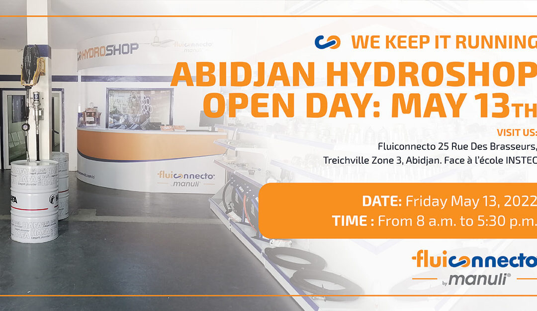 Fluiconnecto Ivory Coast Open Day: May 13th 2022 – New Hydroshop in Abidjan and 10 year anniversary in the Country!