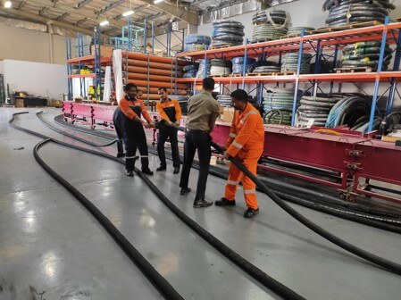 Fluiconnecto UAE Completes ‘Urgent Just in Time’ Batch Delivery of 82 Hydraulic Hose 2” Assemblies