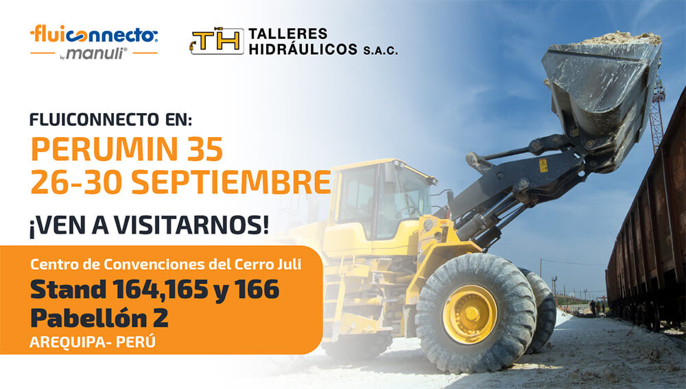 Visit Fluiconnecto Peru at Perumin 35 Mining Convention from 26 to 30 September