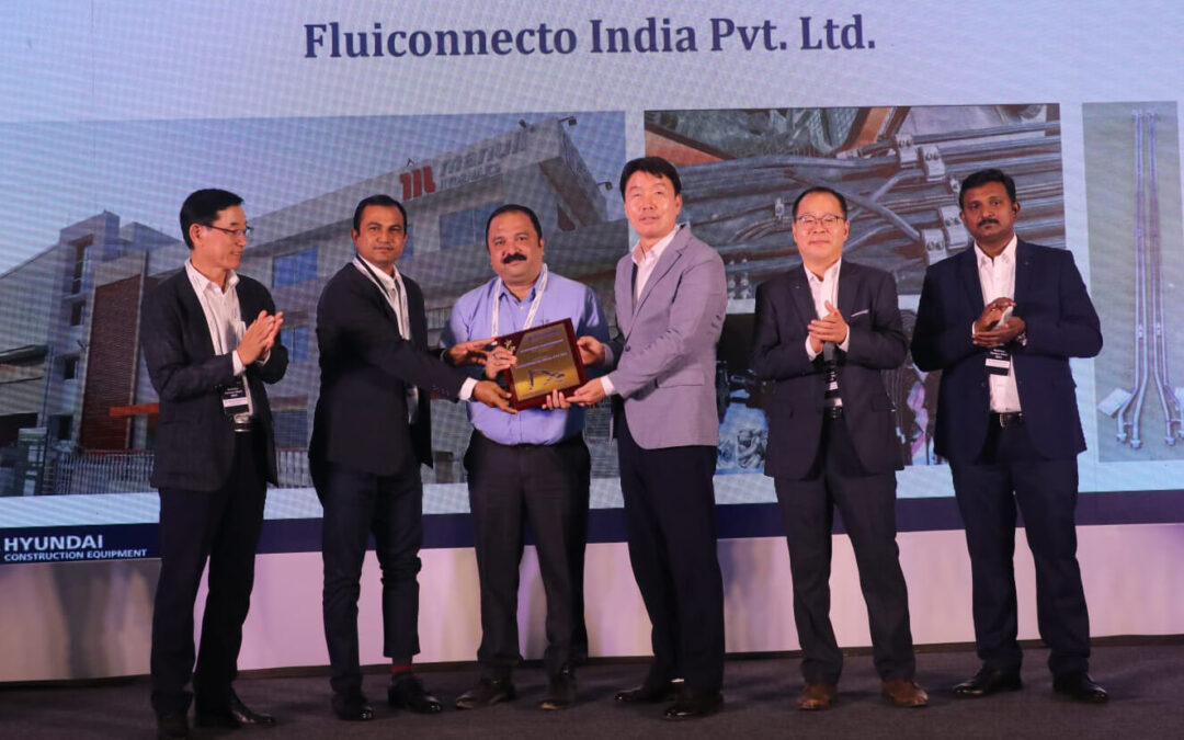 Fluiconnecto India Receive Prestigious Service Award By Hyundai